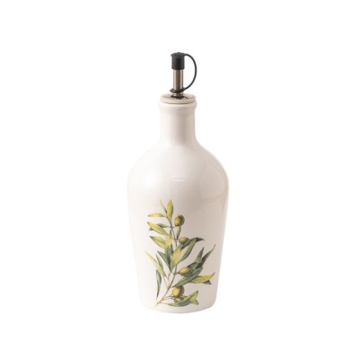 Keramik Olivenölflasche mit Ausgießer – 500ml