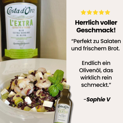 Extra Natives Olivenöl – 1000ml kaltgepresst & vielseitig