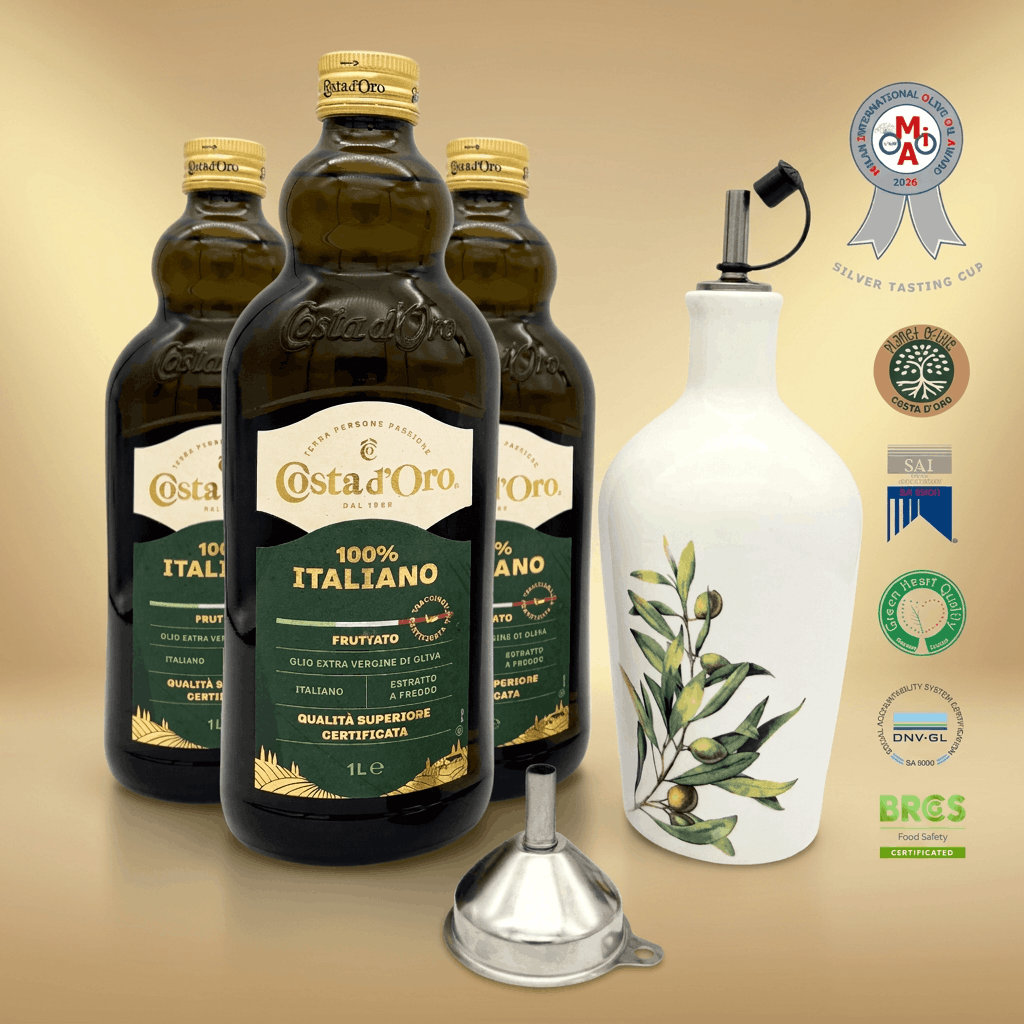 3L 100% Italienisches Olivenöl Set
