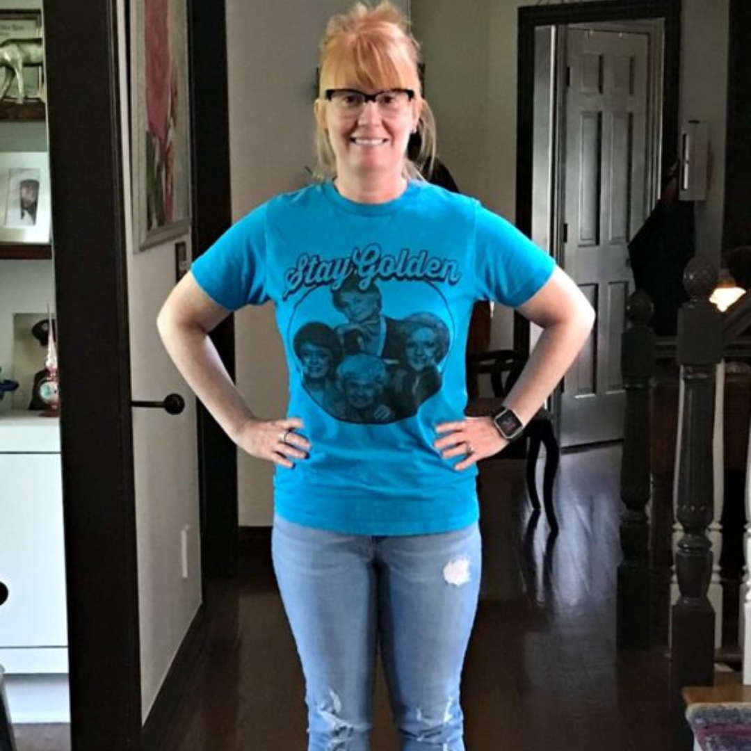 Frau fühlt sich energiegeladen